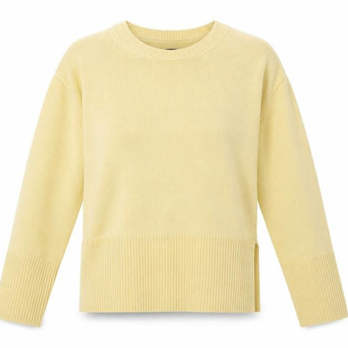Gap Women's Yellow Cotton Crew Neck Pullover Jumper XS