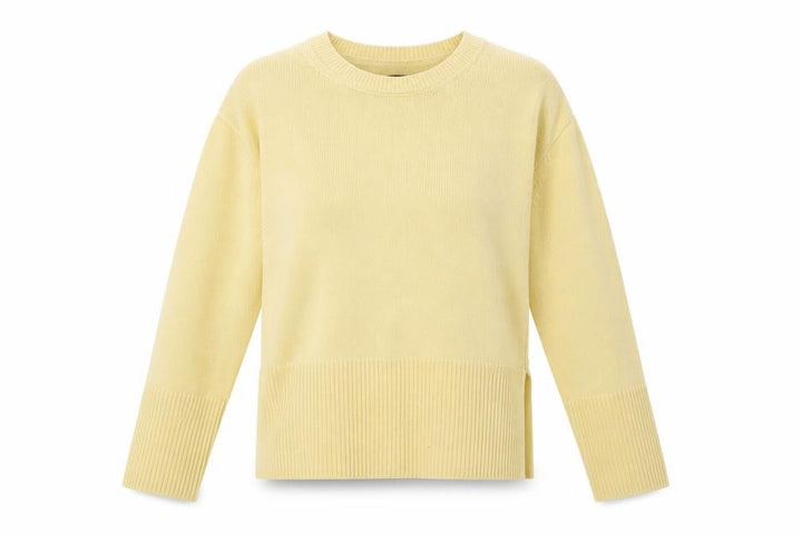 Gap Women's Yellow Cotton Crew Neck Pullover Jumper XS