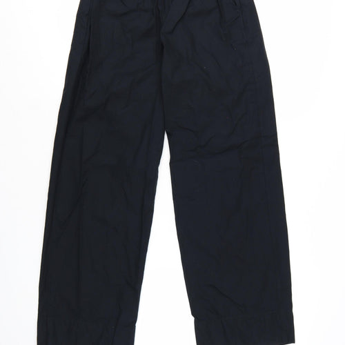 Marks and Spencer Women’s Black Cotton Straight Trousers Size 6