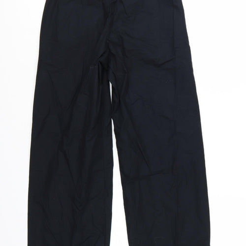 Marks and Spencer Women’s Black Cotton Straight Trousers Size 6