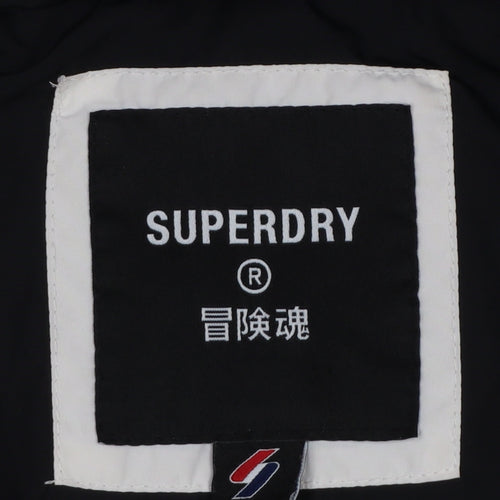 Superdry Women's White Hooded Puffer Jacket Size 14
