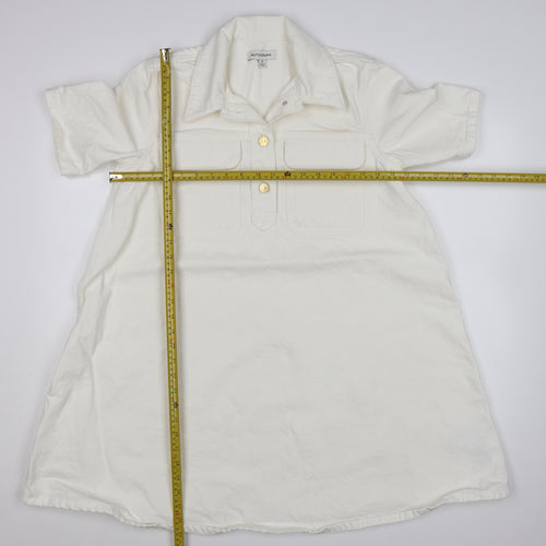 Marks and Spencer Women’s Ivory Cotton Shirt Dress Size 12