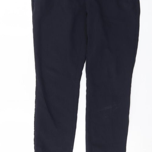 Next Women’s Black Tailored Tapered Trousers Size 10 Regular