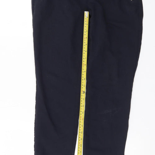 Next Women’s Black Tailored Tapered Trousers Size 10 Regular