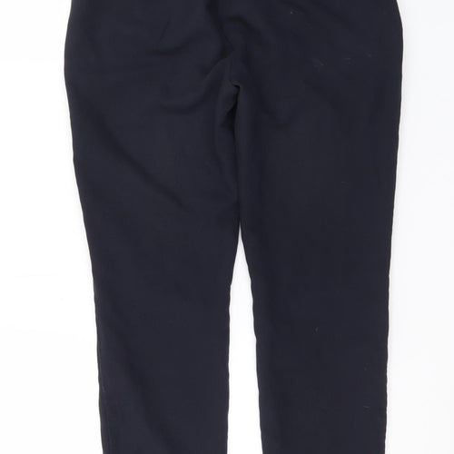 Next Women’s Black Tailored Tapered Trousers Size 10 Regular