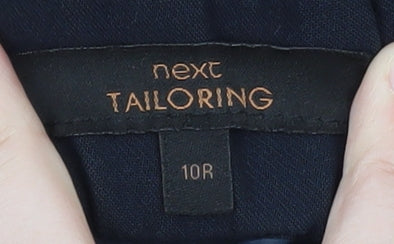Next Women’s Black Tailored Tapered Trousers Size 10 Regular