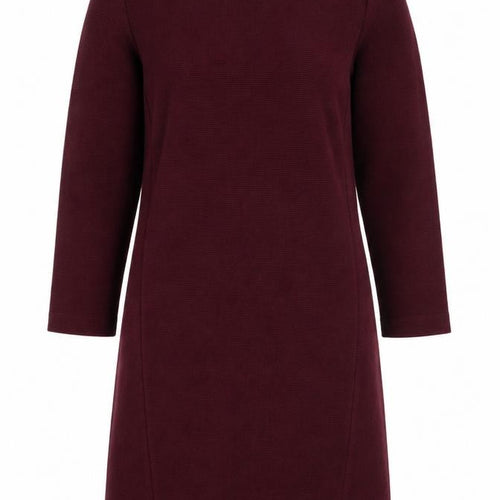 Boden Women’s Red Cotton Shift Dress Size 8 Long Sleeve