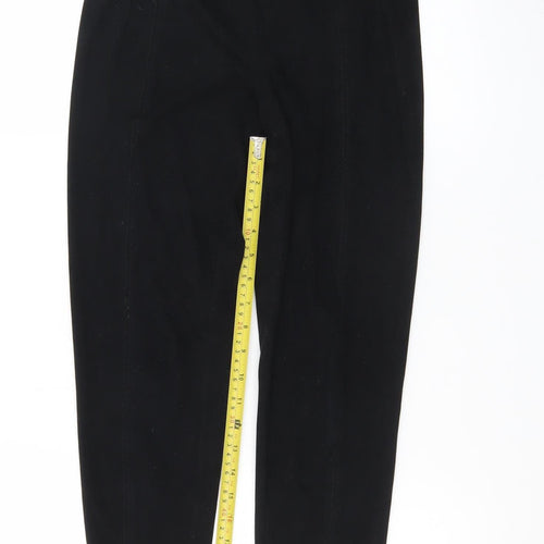 Marks and Spencer Women Black Size 8 Ankle Length Leggings