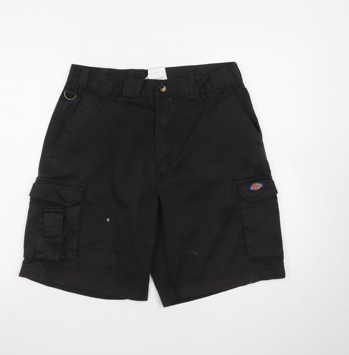 Dickies Redhawk Men's Black Cargo Work Shorts Size 34 Regular