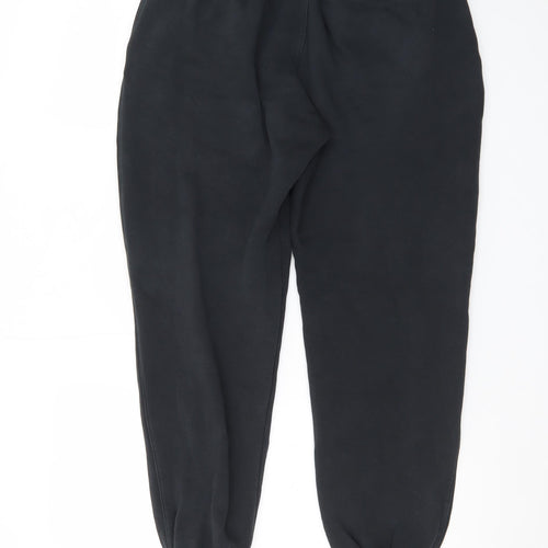 Nike Men Black Jogger Sweatpants Medium Regular Fit Fleece