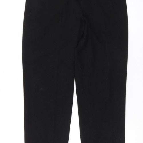 Uniqlo Men's Black Regular Fit Business Trousers Size S