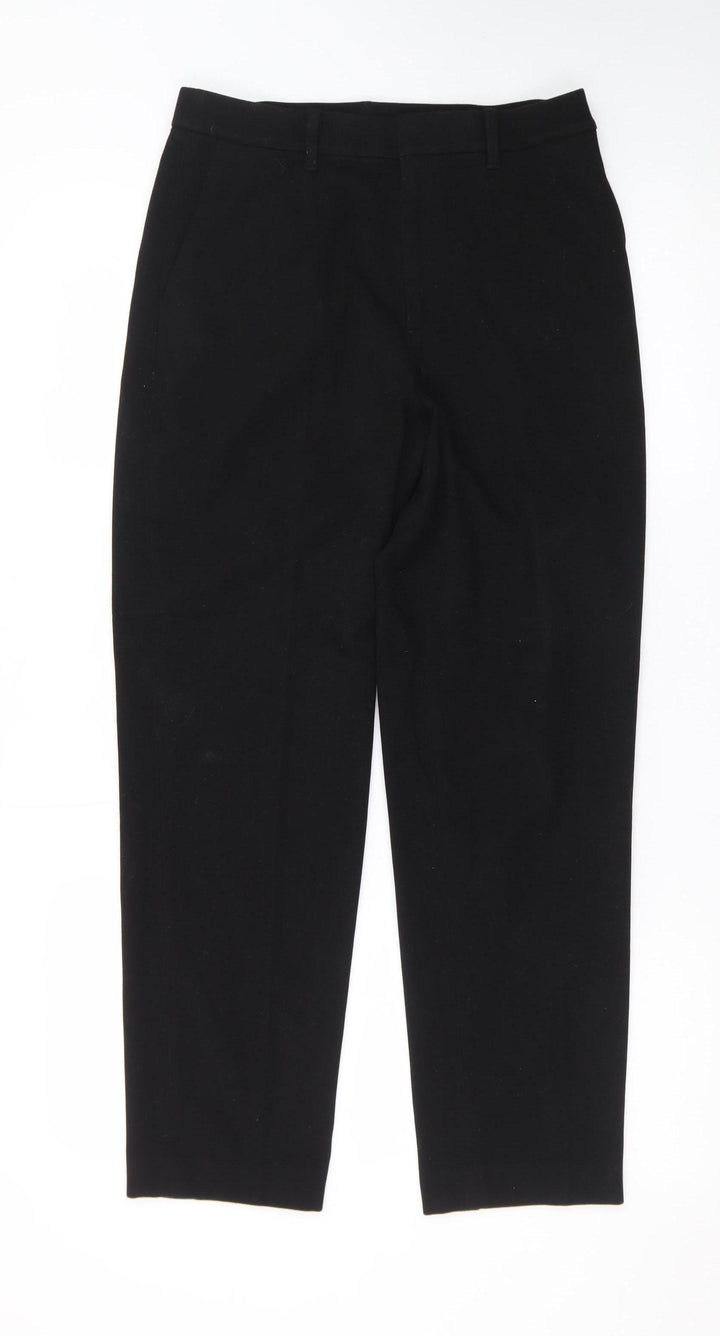 Uniqlo Men's Black Regular Fit Business Trousers Size S