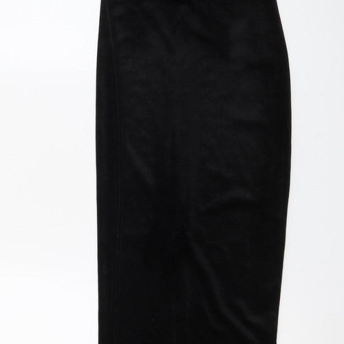 ASOS Women’s Black Velvet Sleeveless Bodycon Midi Dress UK 8