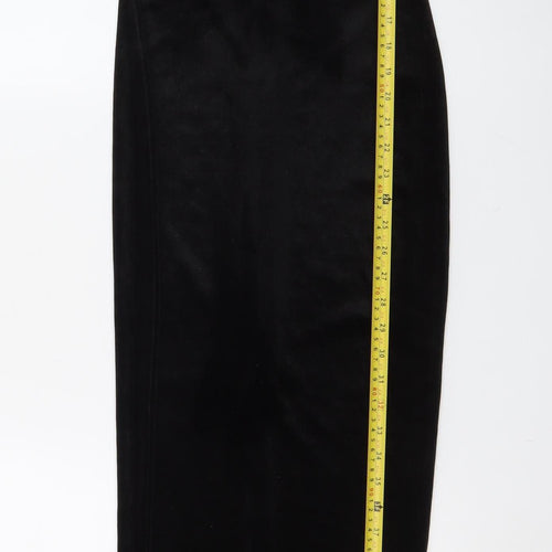 ASOS Women’s Black Velvet Sleeveless Bodycon Midi Dress UK 8