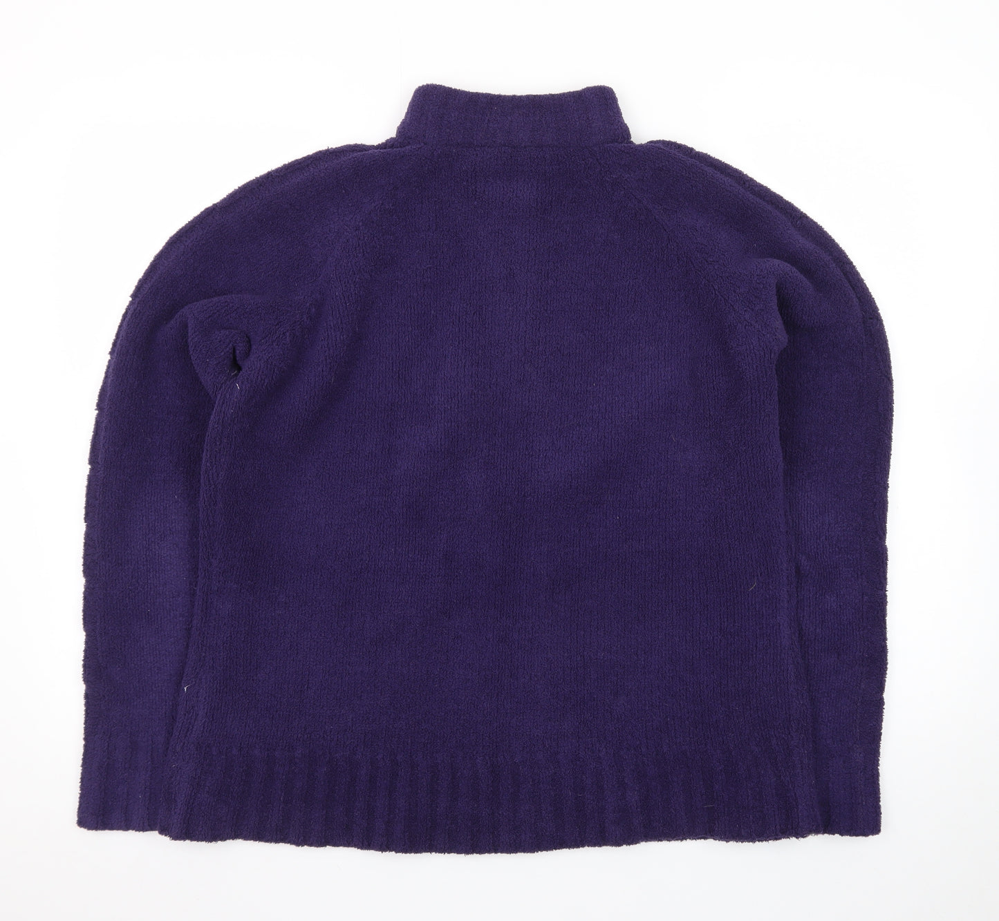 Peter Storm Women's Purple Fleece 1/4 Zip Pullover Size 16