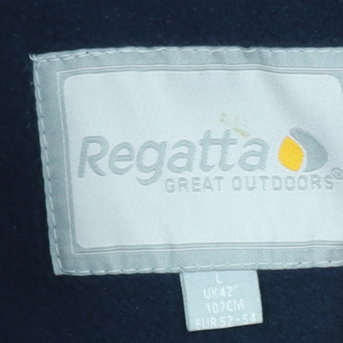 Regatta Men's Blue Waterproof L Jacket 42in Outdoor Windproof Coat