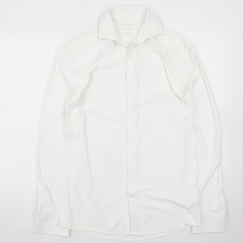 Marks and Spencer Autograph Men's White Small Long Sleeve Dress Shirt