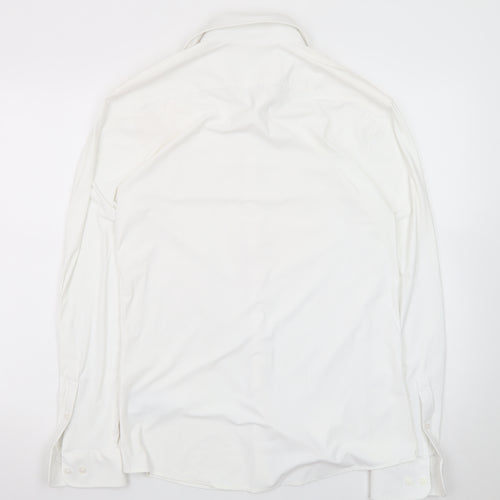 Marks and Spencer Autograph Men's White Small Long Sleeve Dress Shirt