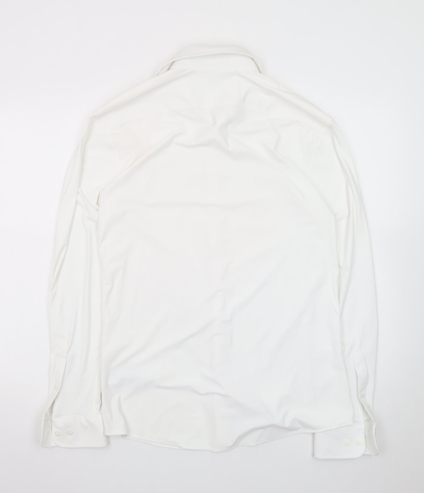 Marks and Spencer Autograph Men's White Small Long Sleeve Dress Shirt