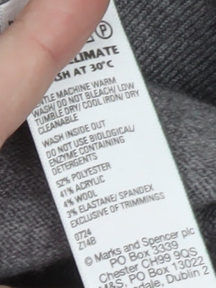 Marks and Spencer Men’s Grey Collared Button Cardigan M