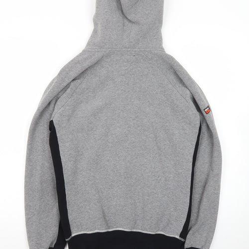 Superdry Men's Grey Full Zip Hoodie S Logo Fleece Classic Style