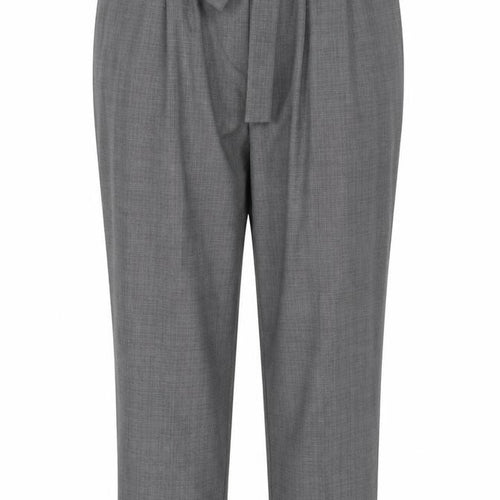 Dorothy Perkins Women’s Grey Paperbag Tapered Trousers UK 14
