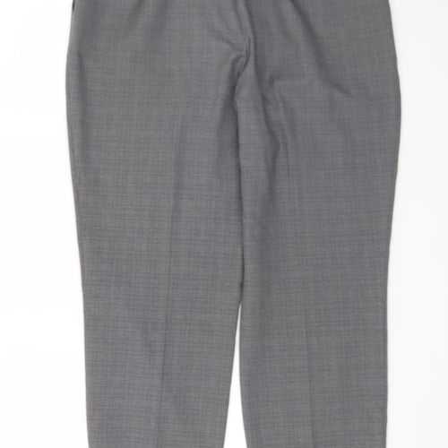 Dorothy Perkins Women’s Grey Paperbag Tapered Trousers UK 14