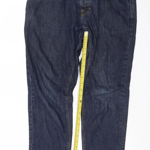Next Men’s Blue Straight Leg Denim Jeans 34W 29L Regular Fit