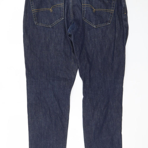 Next Men’s Blue Straight Leg Denim Jeans 34W 29L Regular Fit