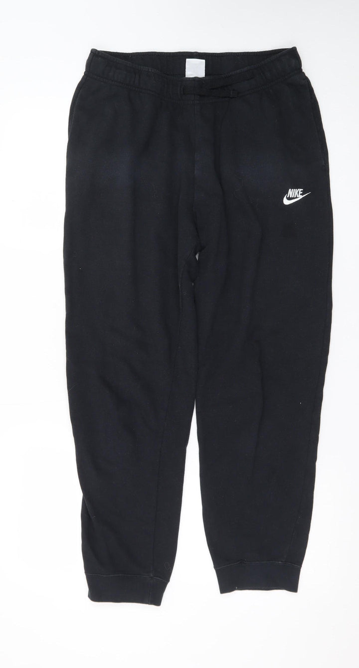 Nike Men's Black Jogger Sweatpants M Regular Fit Casual Trousers