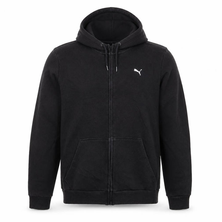 Puma Mens Black XL Full Zip Hoodie Sweatshirt