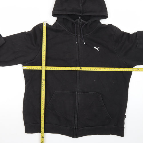 Puma Mens Black XL Full Zip Hoodie Sweatshirt