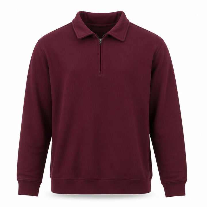Croft & Barrow Men’s Red XL Collared 1/4 Zip Sweatshirt