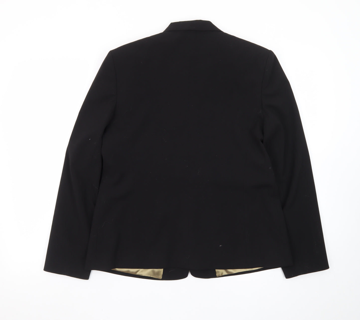 BHS Women Black Size 14 Classic Single-Breasted Blazer Jacket
