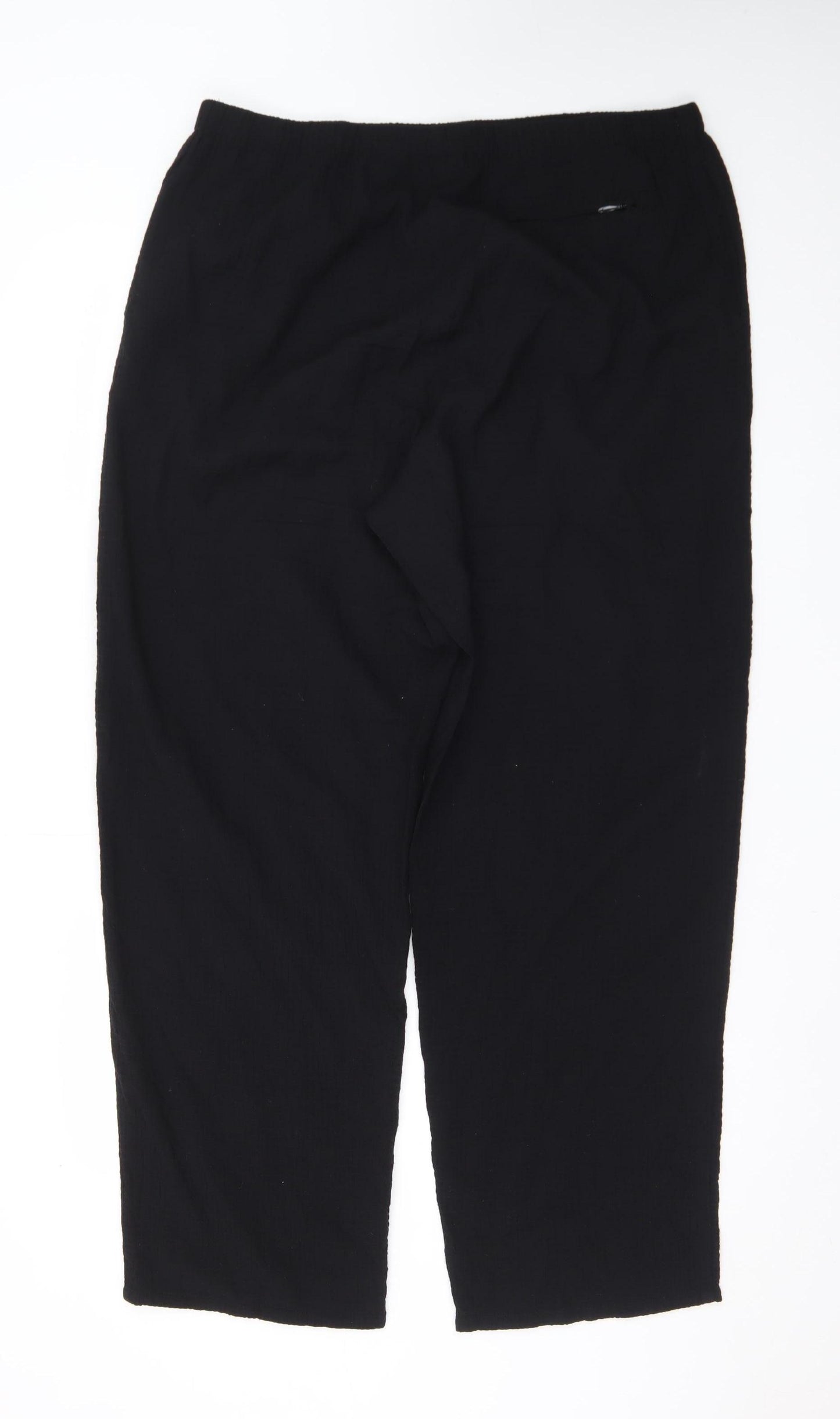 Orvis Women's Black L Relaxed Straight Leg Trousers