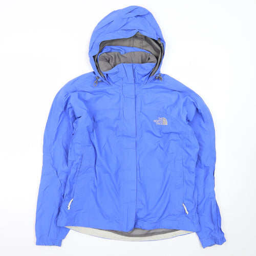 The North Face Women's Blue XS Waterproof Hooded Rain Jacket