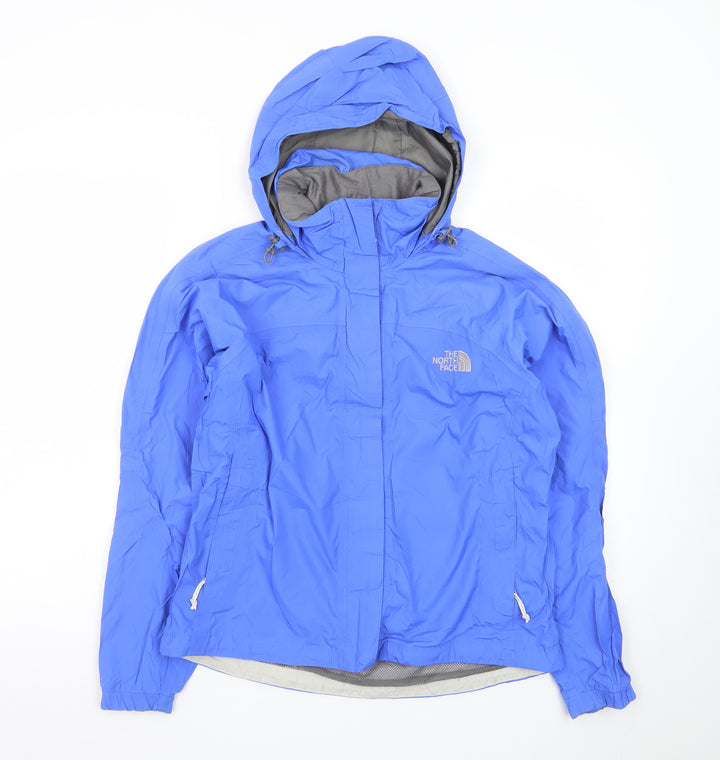 The North Face Women's Blue XS Waterproof Hooded Rain Jacket
