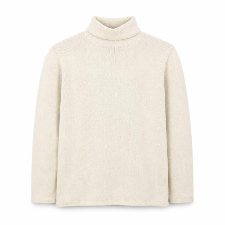 Laura Ashley Men’s Beige Roll Neck Cotton Jumper Medium