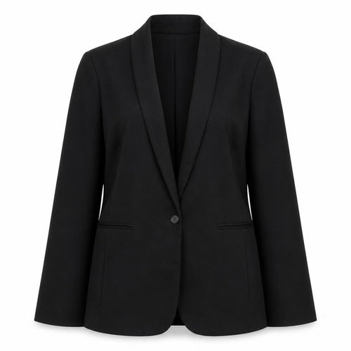 Gap Womens Black Shawl Collar Blazer Size 12 Classic Fit