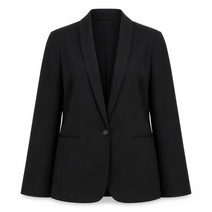 Gap Womens Black Shawl Collar Blazer Size 12 Classic Fit