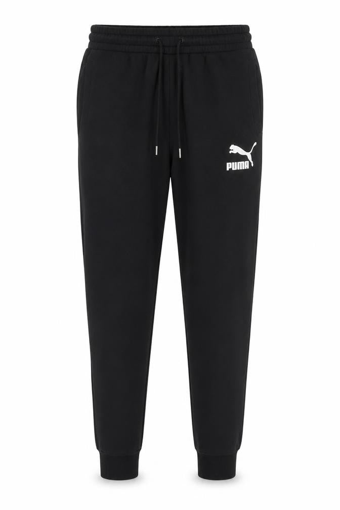 Puma Men’s Black Jogger Sweatpants Size S Tapered Fit