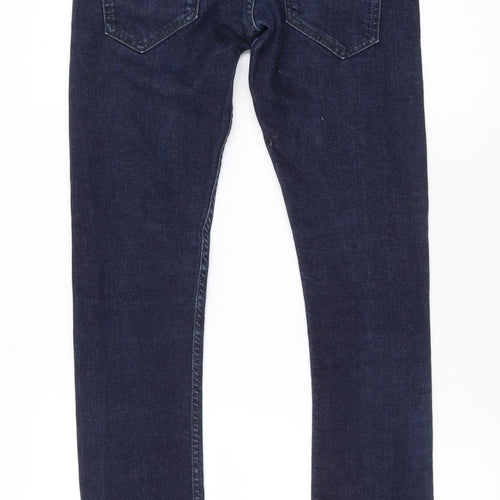 Guess Womens Blue Skinny Jeans Size 29 Slim Fit Dark Wash Denim