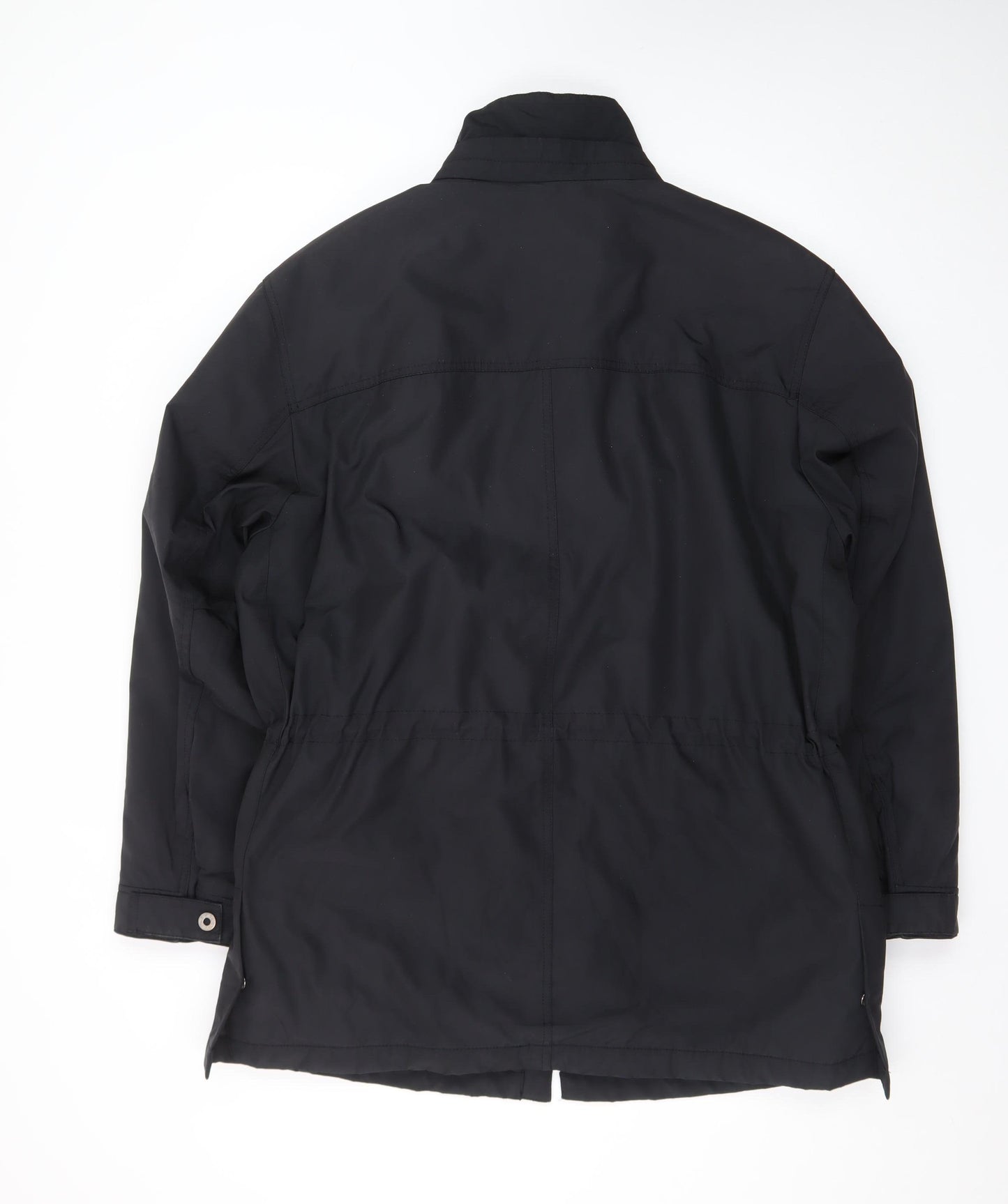 Marks and Spencer Mens Black M Waterproof Mid-Length Rain Coat