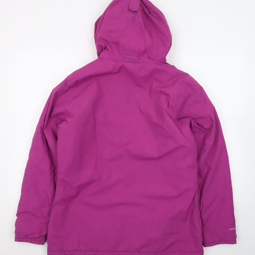 Regatta Womens Pink Waterproof Hooded Puffer Jacket Size 12