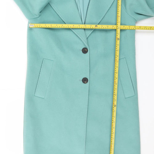 Marks and Spencer Women’s Blue Mid-Length Polyester Coat Size 10