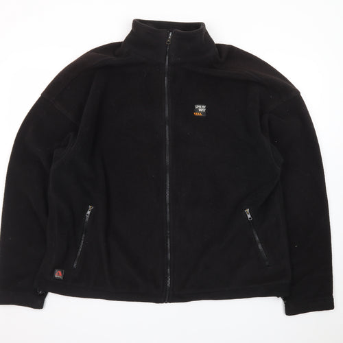 Sprayway Men's Black XL Fleece Jacket Outdoor Full Zip