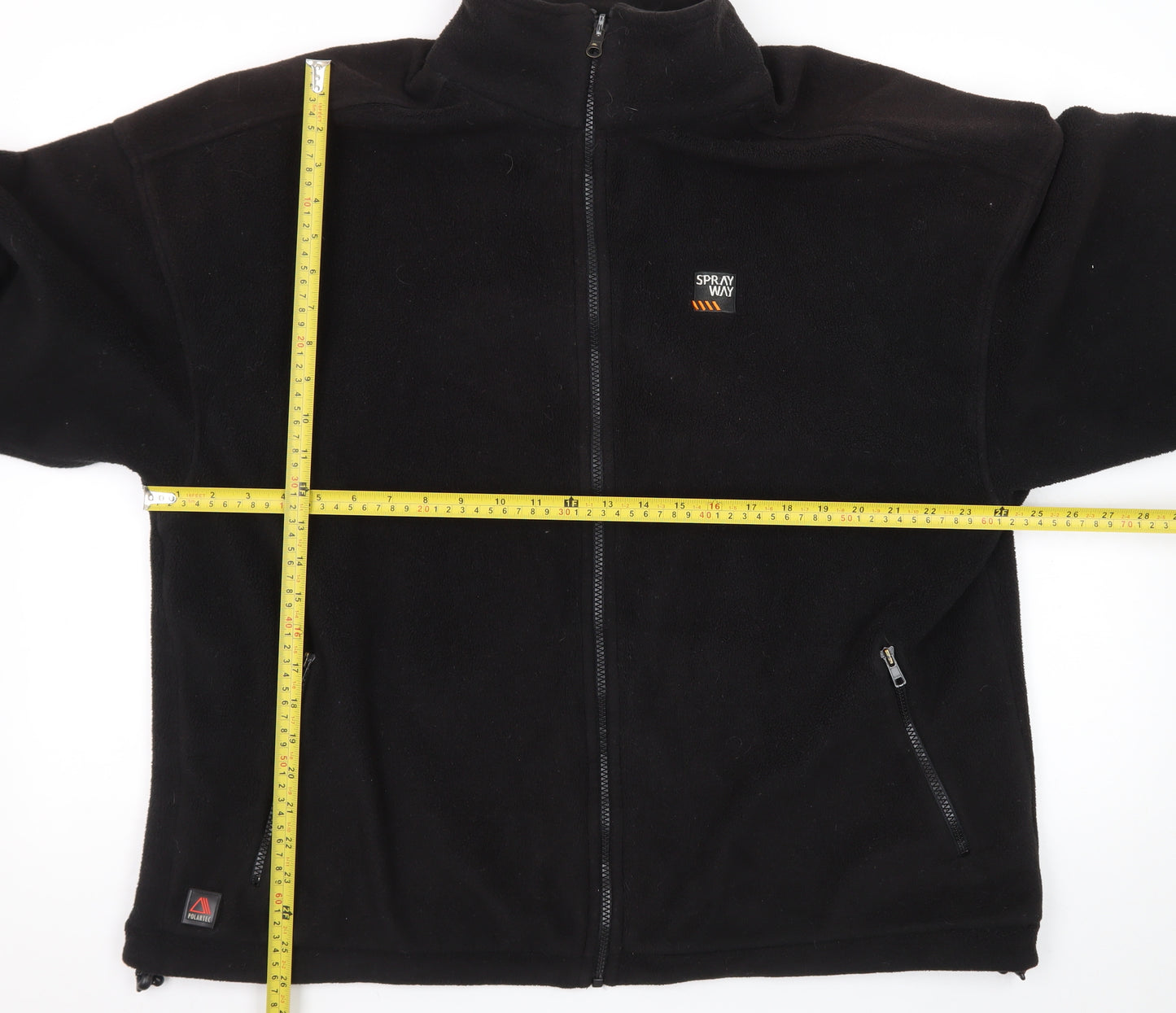 Sprayway Men's Black XL Fleece Jacket Outdoor Full Zip