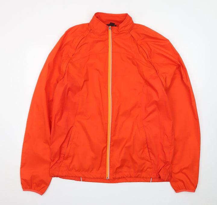H&M Men’s Orange XL Windbreaker Lightweight Sports Jacket