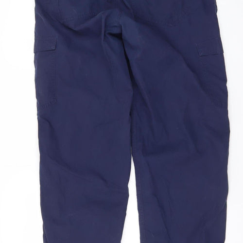 Hi Gear Women's Blue Cargo Trousers Size 32 Elastic Waist Outdoor Workwear