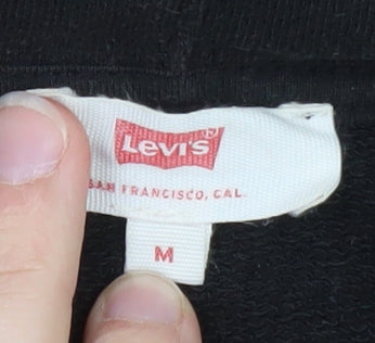Levi's Men's Black Rainbow Logo Pullover Hoodie Size M